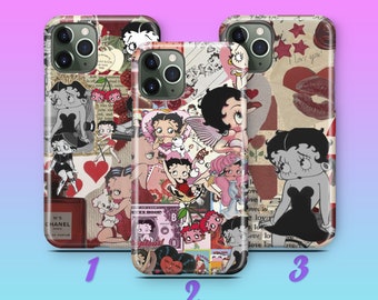 Betty Boop 4 Phone Case For Apple iPhone 11 12 13 14 15 16 17 e Air PRO Plus Mini Max Cartoon Character Beautiful Animated Girl Vintage