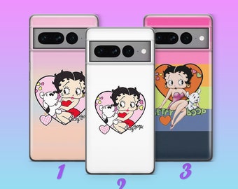 Betty Boop Phone Case Cover For Google Pixel 6 7 8 8A 9 9A 10A 10 Pro XL Cartoon Character Beautiful Animated Girl Vintage Classic B5