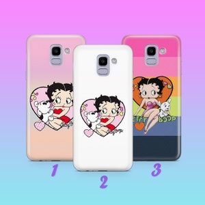 Betty Boop 5 Telefoon Case Cover Voor Samsung Galaxy A3 A5 A6 A7 A8 J3 J5 J6 J7 Modellen stripfiguur Mooi geanimeerd meisje Vintage Klassiek