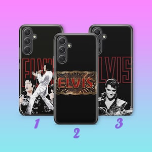 Elvis Presley 3 housse de téléphone pour samsung A13 A14 A15 A16 A25 A26 A33 A34 A35 A36 A53 A54 A55 A56 A72 A73 + d'autres modèles musique rock américaine