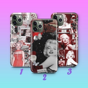 Marilyn Monroe 6 Phone Case Cover For Apple iPhone 11 12 13 14 15 16 PRO PLuS MiNI MAX Models Blonde Bombshell Beauty Standard Norma Jeane
