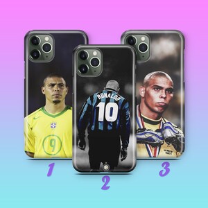 Ronaldo Nazario 9 Phone Case Cover For Apple iPhone 11 12 13 14 15 16 PRO PLuS MiNI MAX Model Football Player Brazilian Soccer Luis de Lima