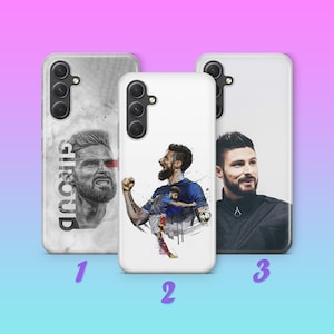 Olivier Giroud 4 Phone Case Cover For Samsung A13 A14 A15 A16 A25 A26 A33 A34 A35 A36 A53 A54 A55 A56 A72 A73 + More Models Football Soccer