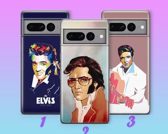 Elvis Presley Phone Case Cover For Google Pixel 6 7 8 8A 9 9A 10A 10 Pro XL USA American King of Rock and Roll Music Popular B6