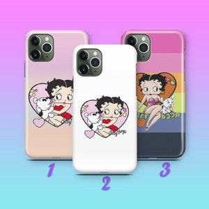 Betty Boop 5 Phone Case Cover voor Apple iPhone 11 12 13 14 15 16 PRO PLus Mini MAX Model stripfiguur mooi geanimeerd meisje vintage