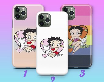 Betty Boop 5 Phone Case For Apple iPhone 11 12 13 14 15 16 17 e Air PRO Plus Mini Max Cartoon Character Beautiful Animated Girl Vintage