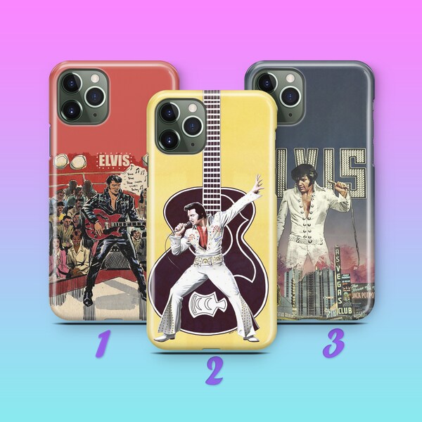 Elvis Presley Case For IPhone 13 – Music Design, Scratch-Resistant Polycarbonate & Shock-Absorbent TPU, Easy To Install