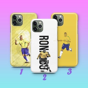 Ronaldo Nazario 8 Phone Case Cover For Apple iPhone 11 12 13 14 15 16 PRO PLuS MiNI MAX Model Football Player Brazilian Soccer Luis de Lima