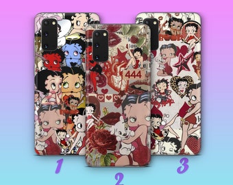 Betty Boop 3 Phone Case Cover For Samsung Galaxy S21 S22 S23 S24 S25 FE S26 Plus Ultra Edge Cartoon Character Beautiful Animated Vintage