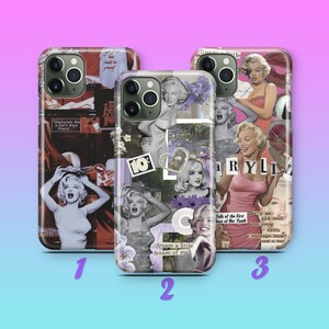 Marilyn Monroe 9 Phone Case Cover For Apple iPhone 11 12 13 14 15 16 PRO PLuS MiNI MAX Models Blonde Bombshell Beauty Standard Norma Jeane