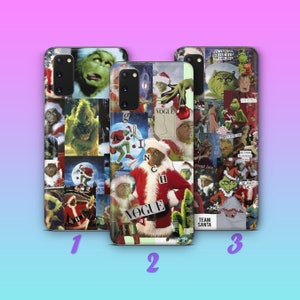 Grinch K3 Phone Case Cover For MANY VARIOUS Samsung Galaxy Models Cartoon Character Green Furry Fuzzy Elf Mean Funny Guy Who Stole Christmas