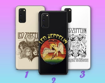 Led Zeppelin 9 housse de téléphone pour Samsung Galaxy S10 S20 S21 S22 S23 FE S24 Plus modèles Ultra groupe de musique rock anglais rock and roll britannique