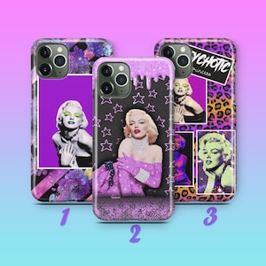 Marilyn Monroe 3 Phone Case Cover For Apple iPhone 11 12 13 14 15 16 PRO PLuS MiNI MAX Models Blonde Bombshell Beauty Standard Norma Jeane