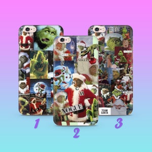 Grinch K3 Phone Case Cover For Apple iPhone 5 SE 2020 2022 6 7 8 X Xs XR MaX PLuS Models Green Furry Fuzzy Elf Mean Funny Stole Christmas