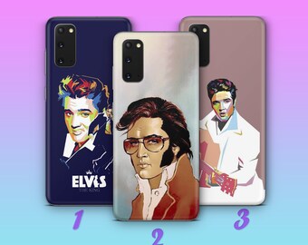 Elvis Presley Phone Case Cover For Samsung Galaxy S21 S22 S23 S24 S25 FE S26 Plus Ultra Edge USA American King of Rock and Roll Music Pop B6