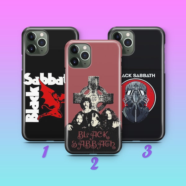 Black Sabbath 7 Phone Case Cover For Apple iPhone 11 12 13 14 15 PRO PLuS MiNI MAX Models English Heavy Metal Band From UK Rock Music Band