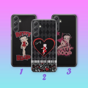 Betty Boop 2 Telefoon Case Cover Voor Samsung A13 A14 A15 A16 A25 A26 A33 A34 A35 A36 A53 A54 A55 A56 A72 A73 + Meer Modellen Stripfiguur