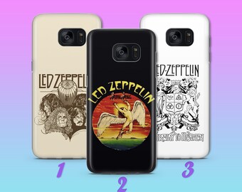 Led Zeppelin 9 housse de téléphone pour Samsung Galaxy S5 S6 S7 S8 S9 Edge Plus LTE NEO modèles groupe de musique rock anglais rock and roll britannique