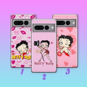 Betty Boop 1 Telefoon Case Cover Voor Google Pixel 6 7 7A 8 8A 9 Pro XL Model Stripfiguur Mooi geanimeerd meisje Vintage Klassiek