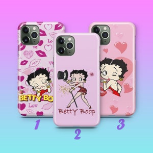 Betty Boop 1 Phone Case Cover For Apple iPhone 11 12 13 14 15 16 PRO PLuS MiNI MAX Model Cartoon Character Beautiful Animated Girl Vintage