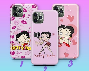 Betty Boop 1 Phone Case For Apple iPhone 11 12 13 14 15 16 17 e Air PRO Plus Mini Max Cartoon Character Beautiful Animated Girl Vintage