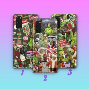 Grinch K2 Phone Case Cover For Samsung Galaxy S20 S21 S22 S23 S24 FE S25 Plus Ultra Models Green Furry Elf Mean Funny Who Stole Christmas