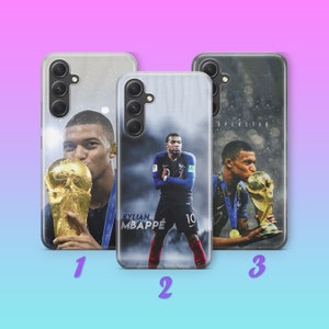 Kylian Mbappe 7 Handyhülle für Samsung A13 A14 A15 A16 A25 A26 A33 A34 A35 A36 A53 A54 A55 A56 A72 A73 + weitere Modelle Fußball