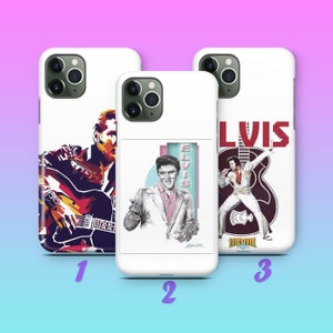 Elvis Presley 5 Phone Case Cover For Apple iPhone 11 12 13 14 15 16 PRO PLuS MiNI MAX Model USA American King of Rock and Roll Music Popular