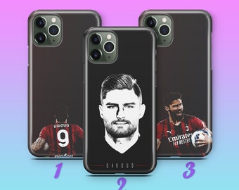 Olivier Giroud 6 Phone Case Cover For Apple iPhone 11 12 13 14 15 PRO PLuS MiNI MAX Models Football Player French Soccer Jonathan Giroud