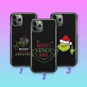 Grinch K5 Phone Case Cover For Apple iPhone 11 12 13 14 15 16 PRO PLuS MiNI MAX Models Green Furry Fuzzy Elf Mean Funny Who Stole Christmas