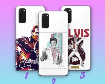 Elvis Presley Phone Case Cover For Samsung Galaxy S21 S22 S23 S24 S25 FE S26 Plus Ultra Edge USA American King of Rock and Roll Music Pop B5