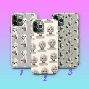 Marilyn Monroe 1 Phone Case Cover For Apple iPhone 11 12 13 14 15 16 PRO PLuS MiNI MAX Models Blonde Bombshell Beauty Standard Norma Jeane