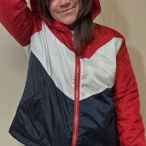 Retro Cali 1850 Colorblock Windbreaker Jacket