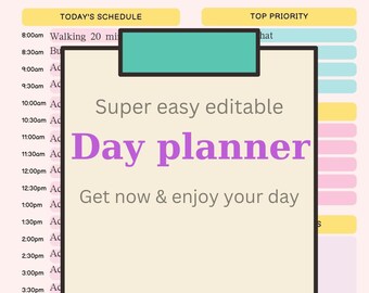 Digital Day Planner to stay productive
