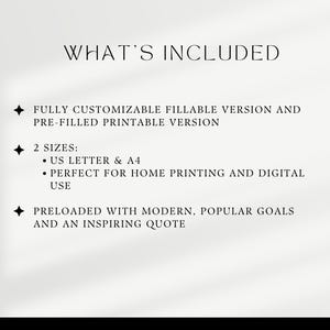 what's included, 2 sizes