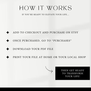 How it works, print at home or in store