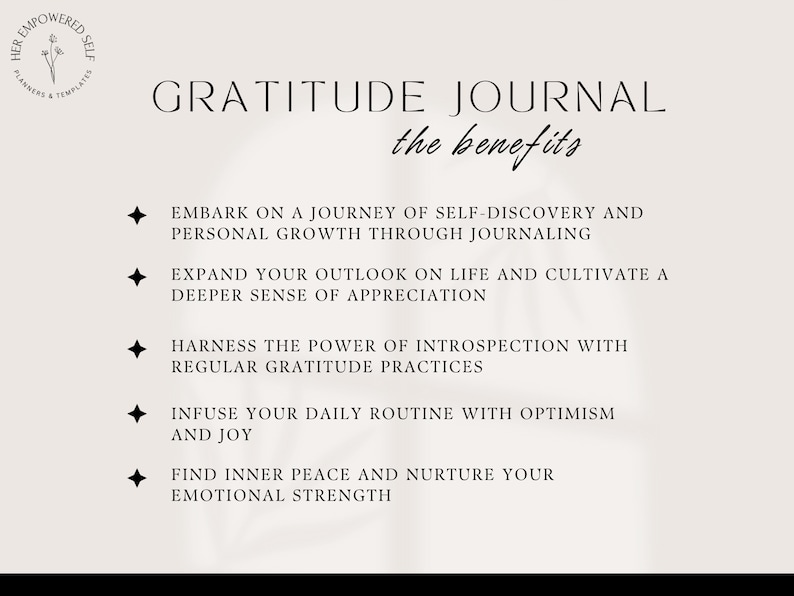 Benefits of having a gratitude journal