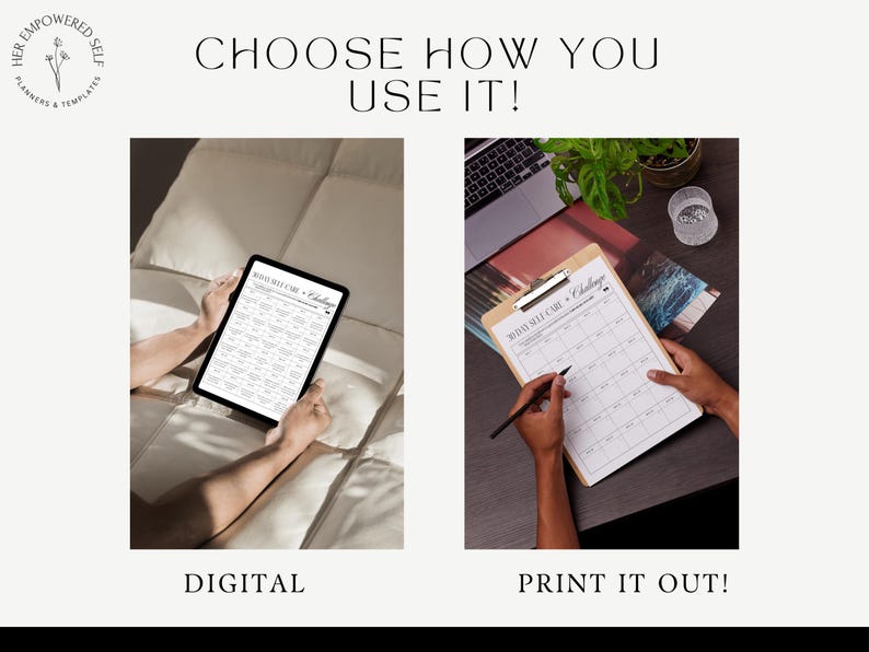 choose how you use it, digital or printed