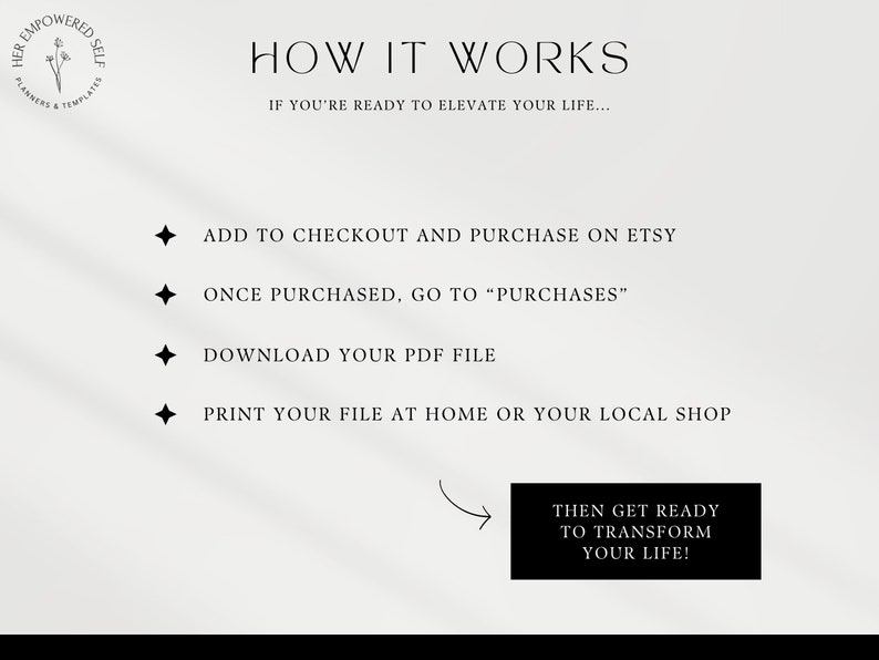 how it works, personal growth,pdf file, instant download