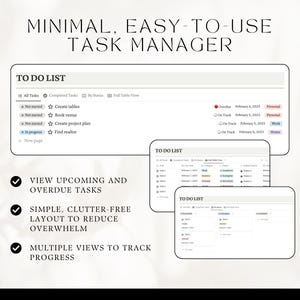 organize projects and tasks in one place, fully integrated, never lose track, multiple views, view upcoming tasks, overdue tasks