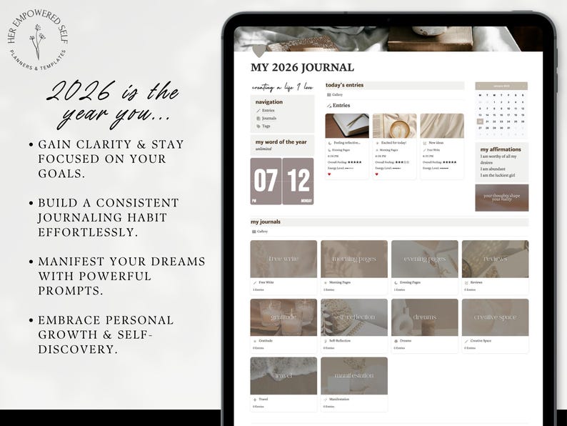 2026 is the year you gain clarity, stay focused, build consistent habits, manifest your dreams, embrace growth