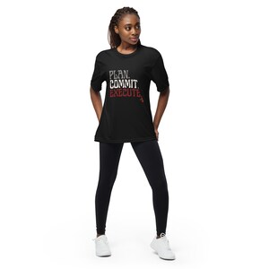 Plan Commit Execute Drifit Training inSHAWNity Shirt, Plan. Commit. Execute. No Excuses Gym Tee. Motivational Workout Shirt