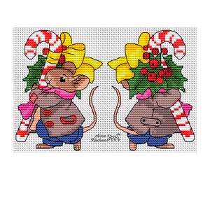 cross stitch pattern  for plastic canvas  new year  2024