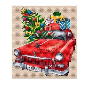 cross stitch pattern  for plastic canvas  new year  2024