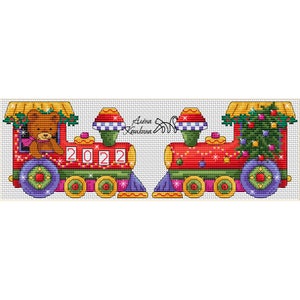 cross stitch pattern  for plastic canvas  new year  2024