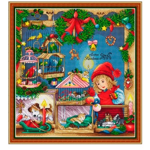 cross stitch pattern New Year&#39;s store