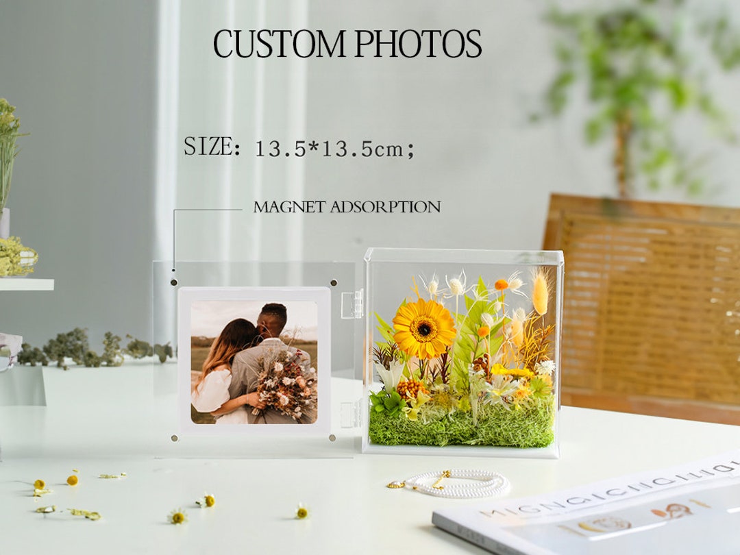 Two sided Photo Frame Custom Photo With Pressed Flower Etsy two-sided-photo-frame-custom-photo-with-pressed-flower-etsy