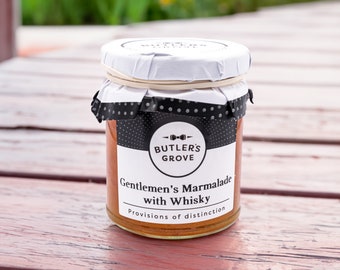 Personalised Gentleman's Marmalade with Whisky (227g)