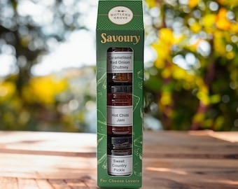 Savoury Triple Mini Preserves Gift Pack