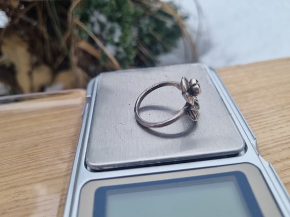 Russian soviet USSR silver ring 875 - image 2